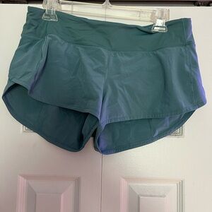 lululemon athletica Teal Athletic Shorts